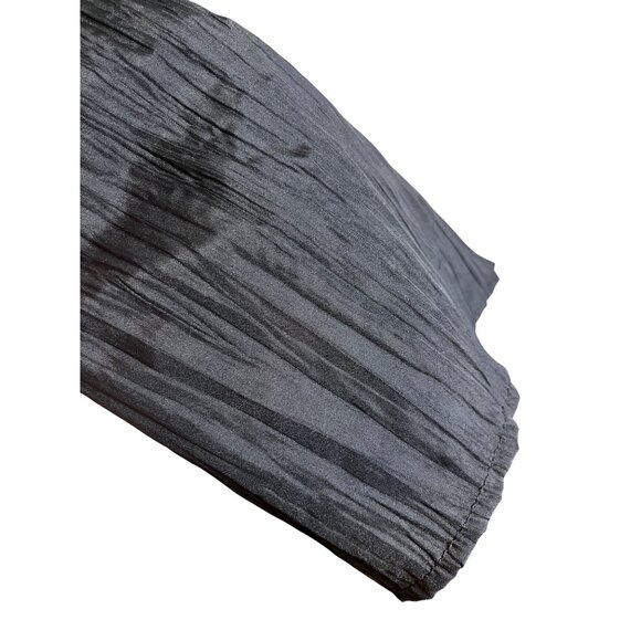 Retro Tiered Maxi Dress Black 14 Neutral Boho Western Classic Chic Indie Folk - Picture 3 of 10